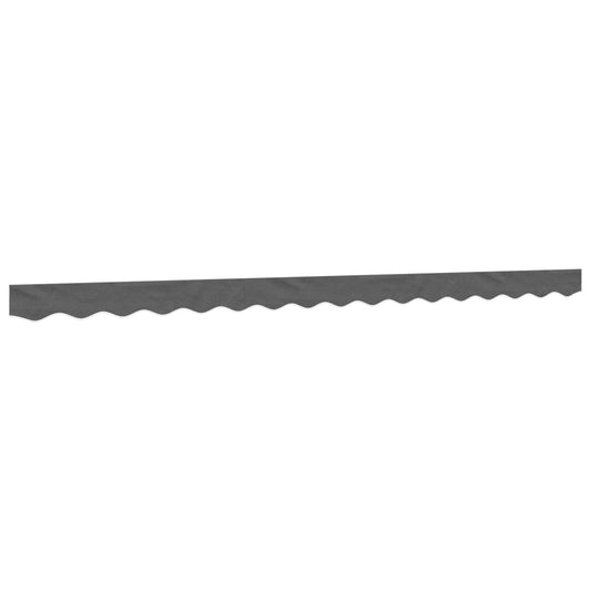 vidaXL Awning Valance Replacement Anthracite Stripe 400 cm