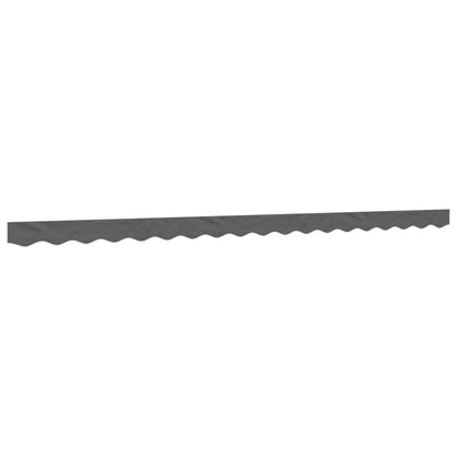 vidaXL Replacement Fabric for Awning Valance Anthracite Stripe 4.5 m