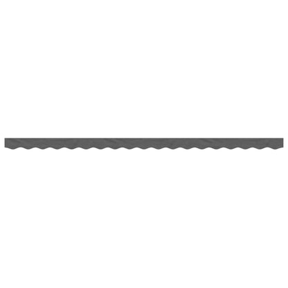 vidaXL Replacement Fabric for Awning Valance Anthracite Stripe 4.5 m
