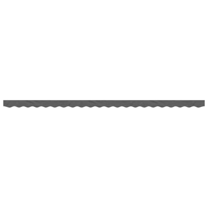 vidaXL Replacement Fabric for Awning Valance Anthracite Stripe 5 m