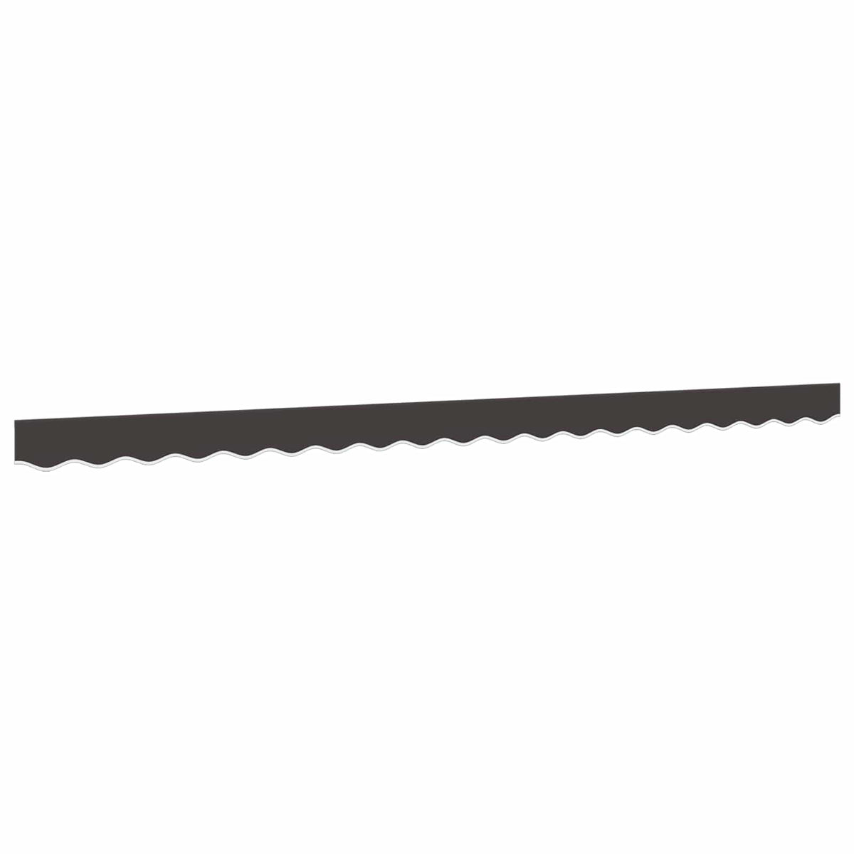 vidaXL Awning Valance Replacement Anthracite Stripe 500 cm