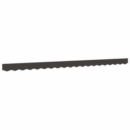 vidaXL Awning Valance Replacement Anthracite Stripe 500 cm