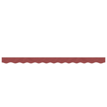 vidaXL Awning Valance Replacement Burgundy Stripe 300 cm