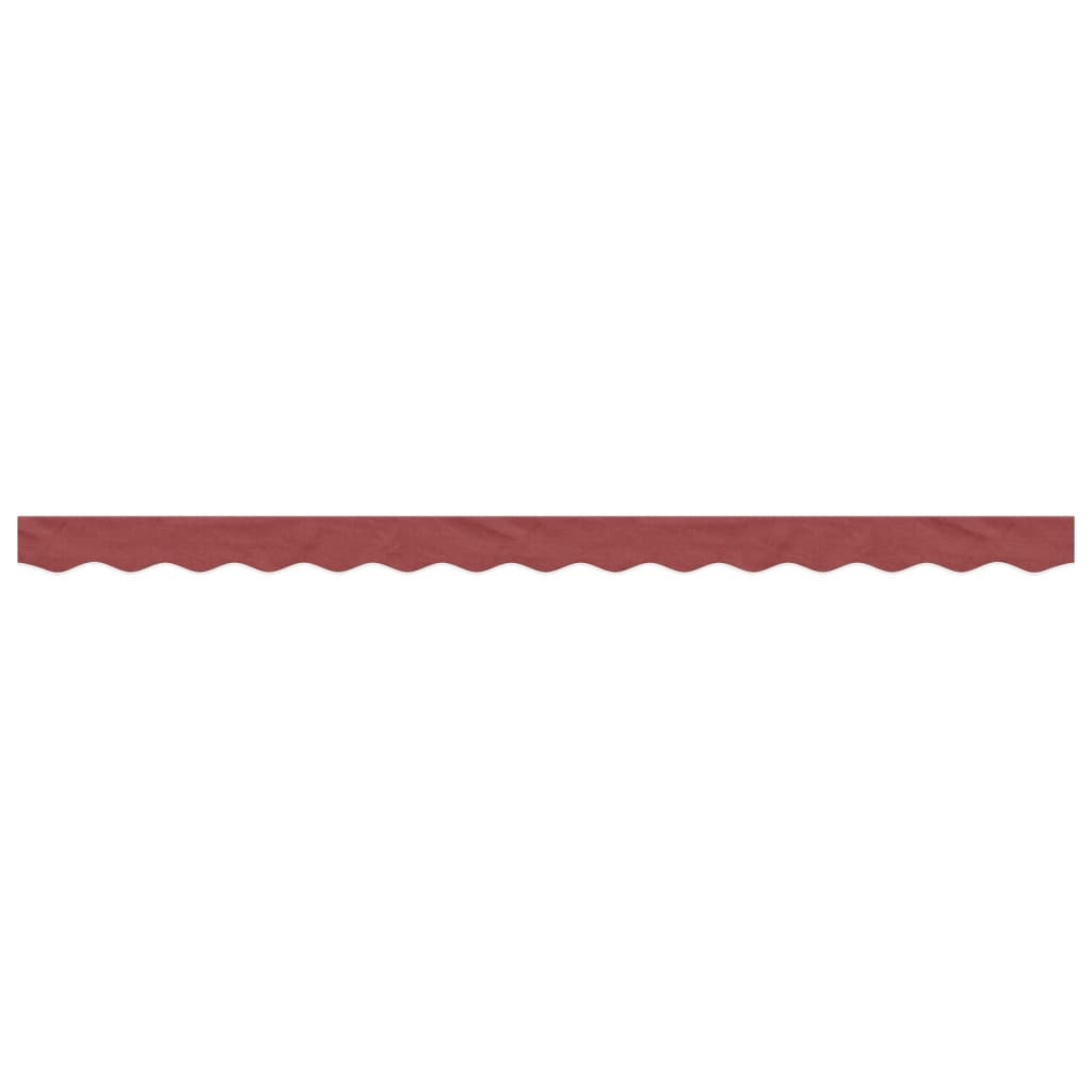 vidaXL Awning Valance Replacement Burgundy Stripe 350 cm