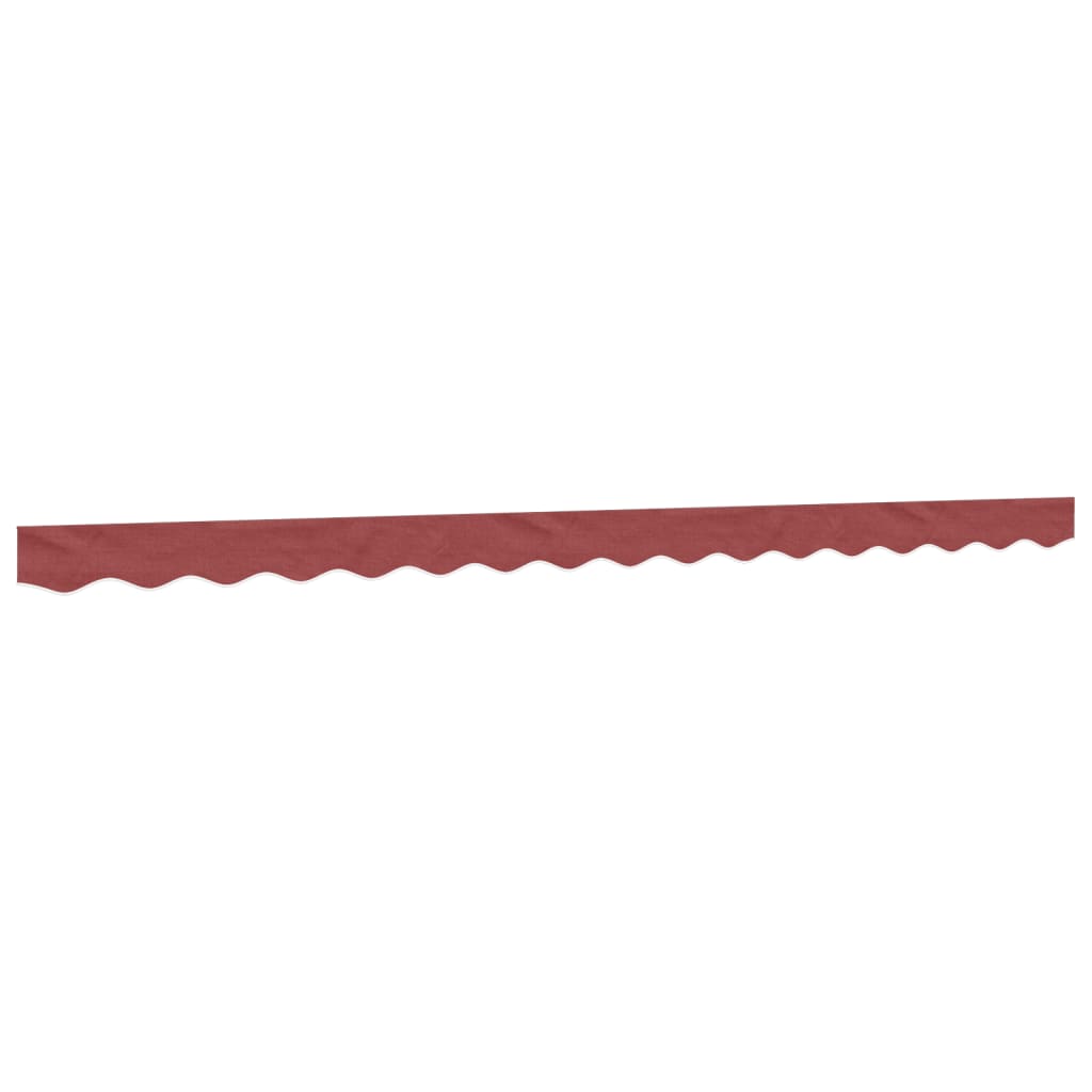 vidaXL Awning Valance Replacement Burgundy Stripe 400 cm