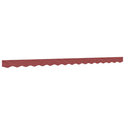 vidaXL Awning Valance Replacement Burgundy Stripe 400 cm