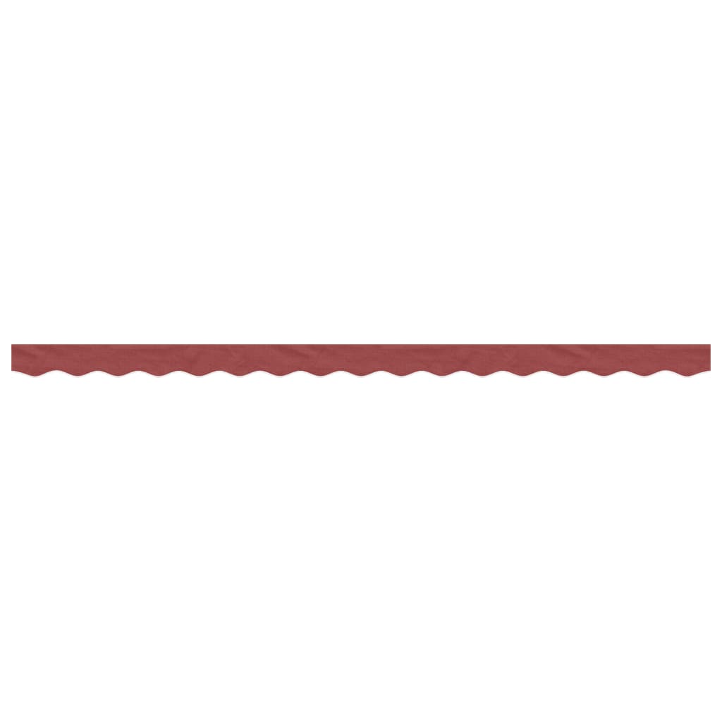vidaXL Awning Valance Replacement Burgundy Stripe 400 cm