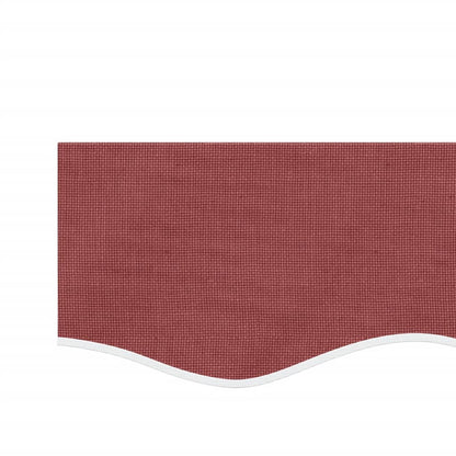 vidaXL Awning Valance Replacement Burgundy Stripe 400 cm