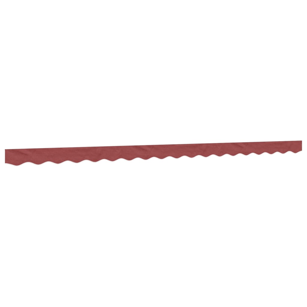 vidaXL Awning Valance Replacement Burgundy Stripe 450 cm