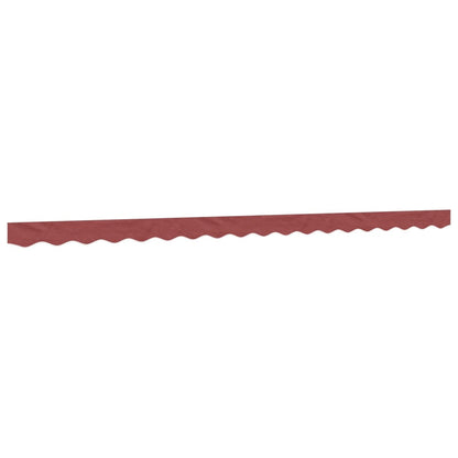 vidaXL Awning Valance Replacement Burgundy Stripe 450 cm