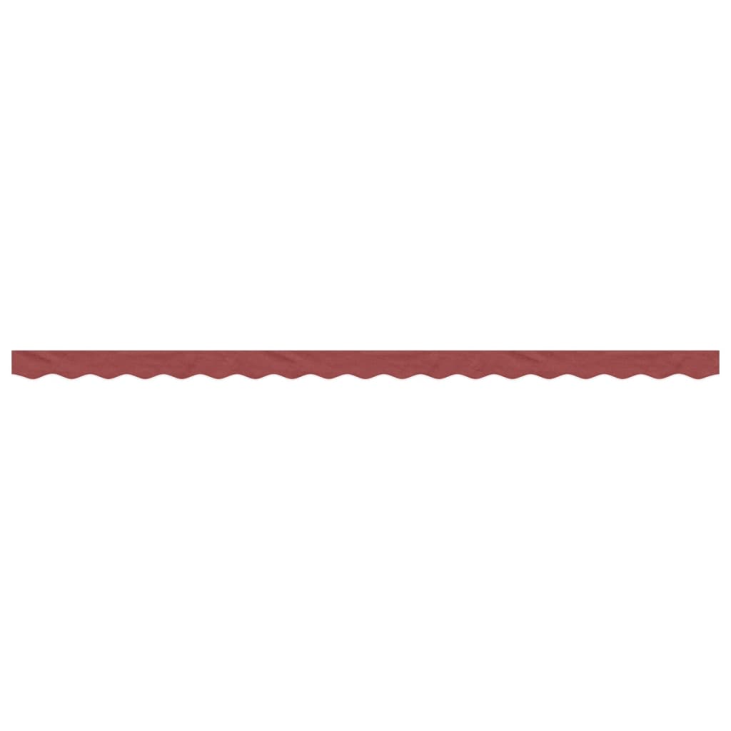 vidaXL Awning Valance Replacement Burgundy Stripe 450 cm