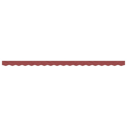 vidaXL Awning Valance Replacement Burgundy Stripe 450 cm