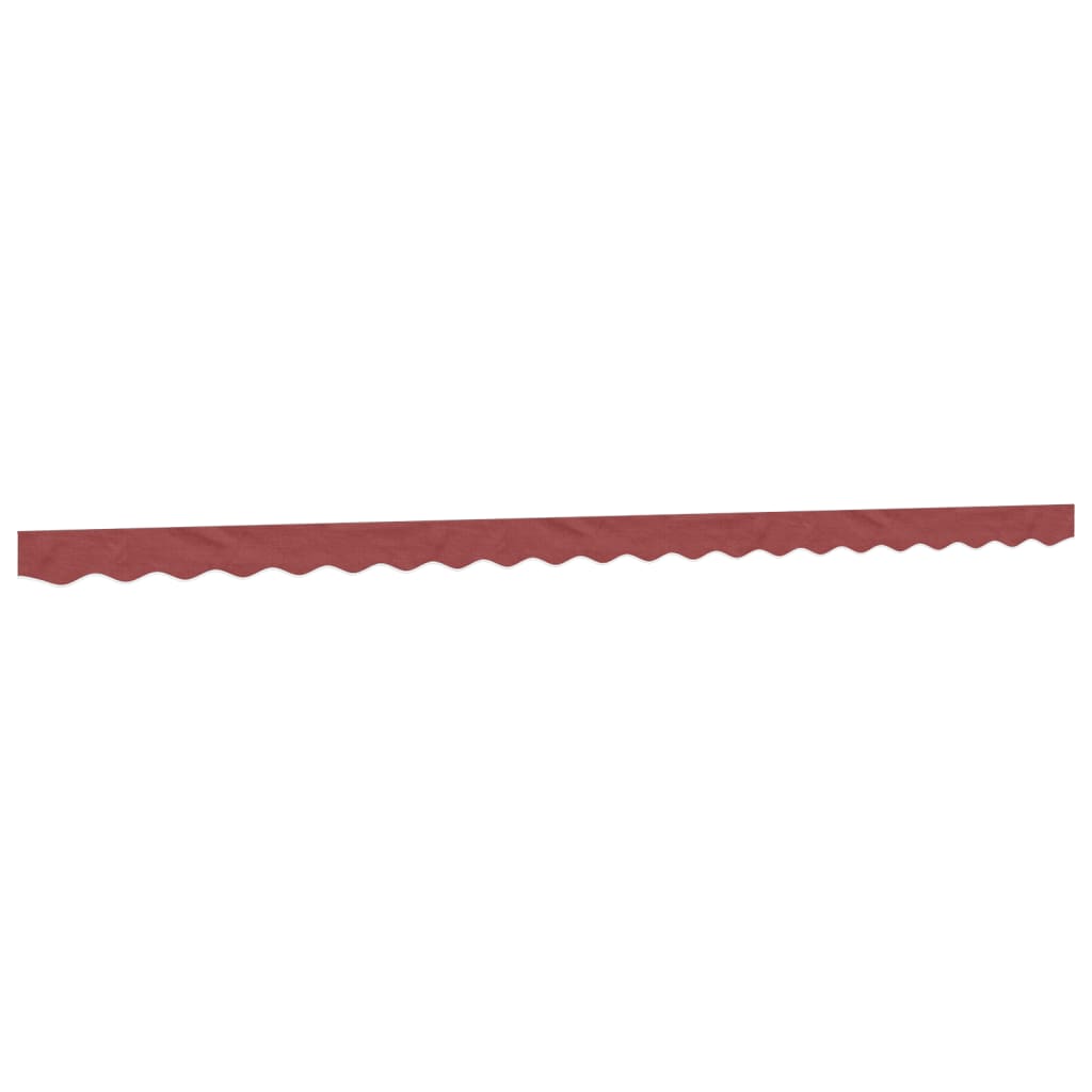 vidaXL Awning Valance Replacement Burgundy Stripe 500 cm