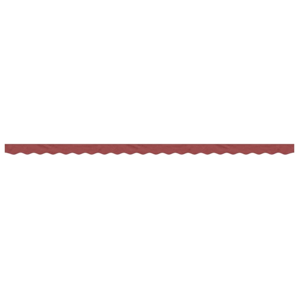 vidaXL Awning Valance Replacement Burgundy Stripe 500 cm