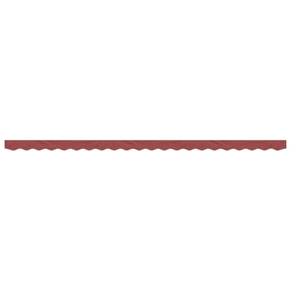 vidaXL Awning Valance Replacement Burgundy Stripe 500 cm