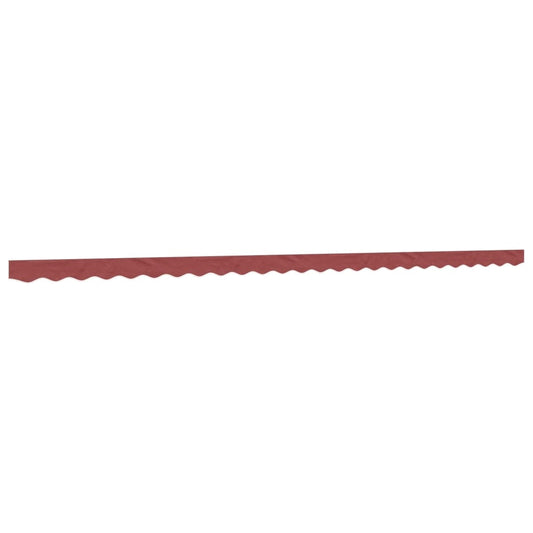 vidaXL Awning Valance Replacement Burgundy Stripe 600 cm