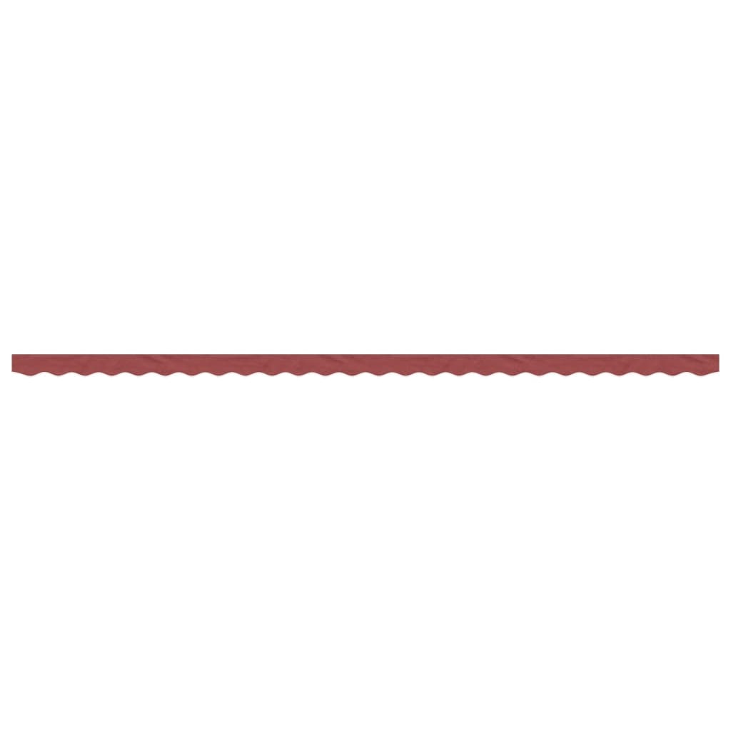 vidaXL Awning Valance Replacement Burgundy Stripe 600 cm