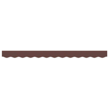 vidaXL Awning Valance Replacement Brown Stripe 300 cm