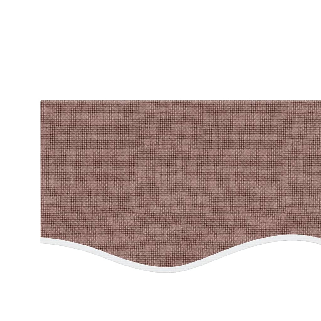 vidaXL Replacement Fabric for Awning Valance Brown Stripe 3.5 m