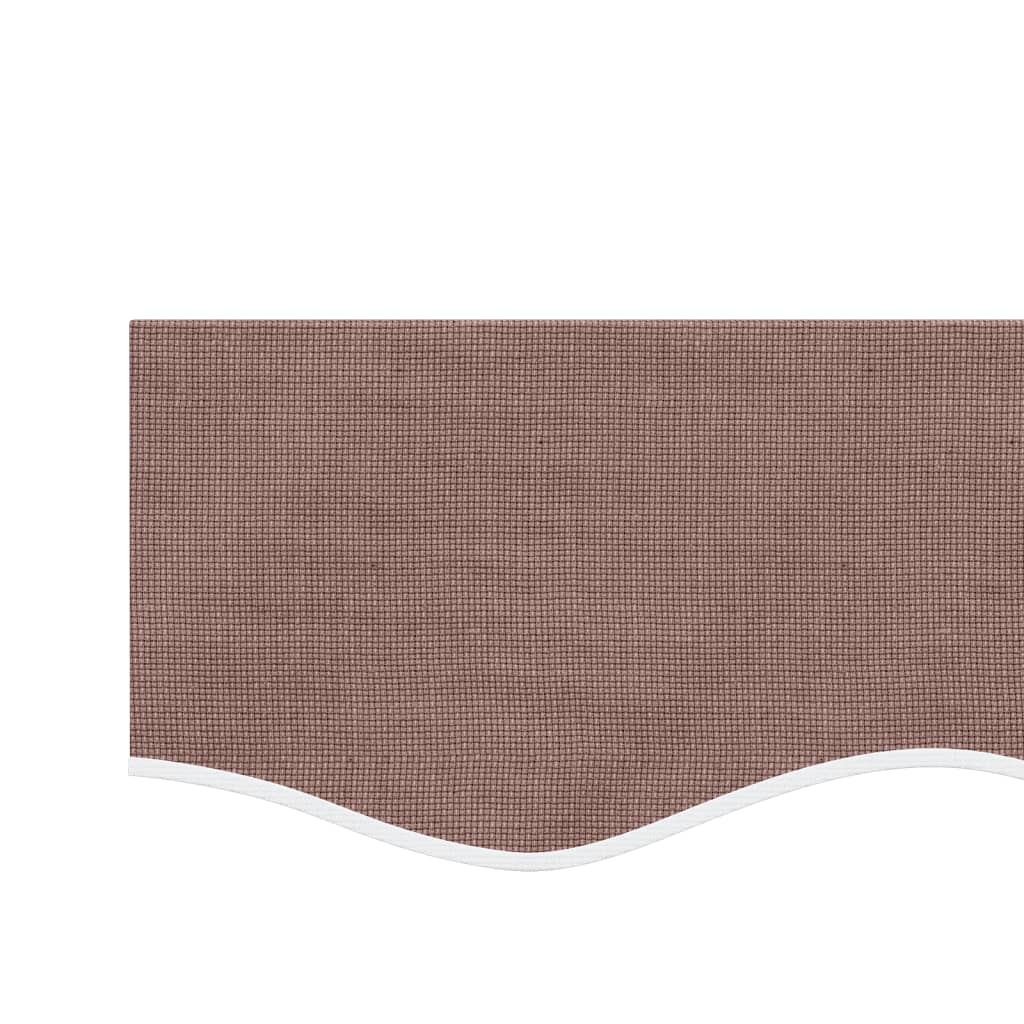 vidaXL Replacement Fabric for Awning Valance Brown Stripe 4.5 m