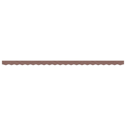vidaXL Replacement Fabric for Awning Valance Brown Stripe 5 m