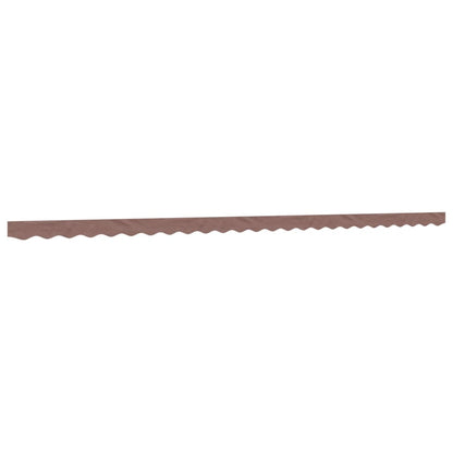 vidaXL Replacement Fabric for Awning Valance Brown Stripe 6 m