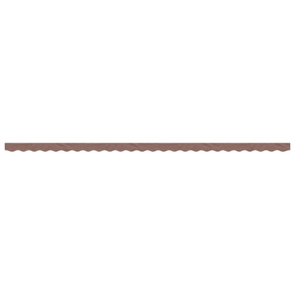 vidaXL Replacement Fabric for Awning Valance Brown Stripe 6 m