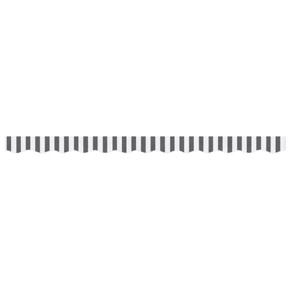 vidaXL Awning Valance Replacement Anthracite and White Stripe 300 cm