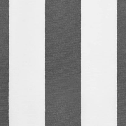 vidaXL Awning Valance Replacement Anthracite and White Stripe 400 cm