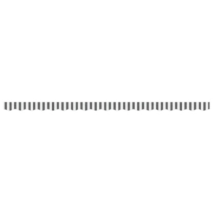 vidaXL Awning Valance Replacement Anthracite and White Stripe 450 cm