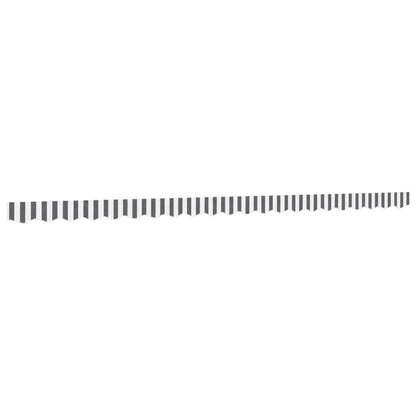 vidaXL Awning Valance Replacement Anthracite and White Stripe 500 cm
