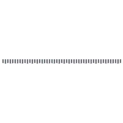 vidaXL Awning Valance Replacement Anthracite and White Stripe 500 cm