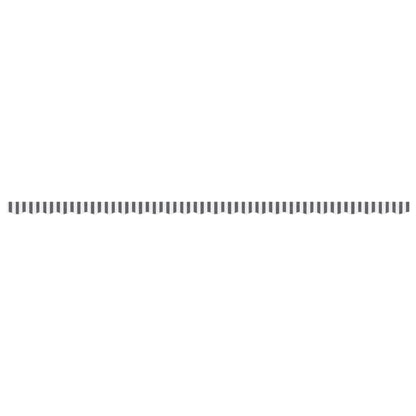 vidaXL Awning Valance Replacement Anthracite and White Stripe 600 cm