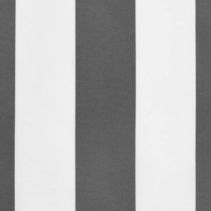 vidaXL Awning Valance Replacement Anthracite and White Stripe 600 cm