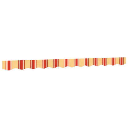 vidaXL Awning Valance Replacement Yellow and Orange Stripe 300 cm