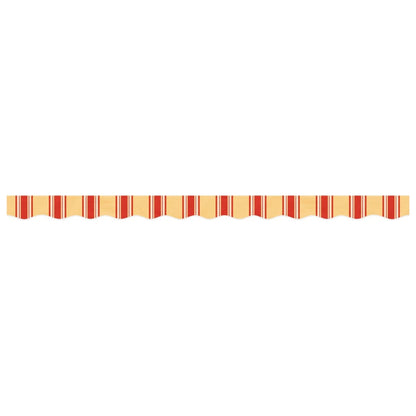 vidaXL Awning Valance Replacement Yellow and Orange Stripe 300 cm