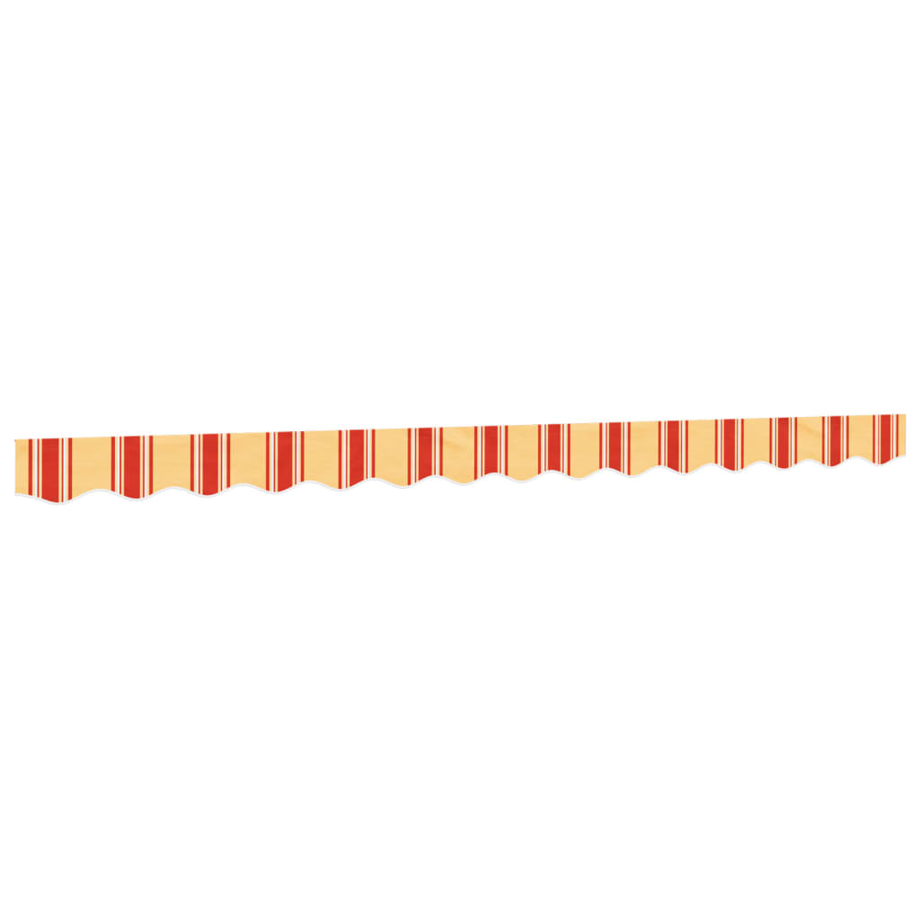 vidaXL Awning Valance Replacement Yellow and Orange Stripe 350 cm