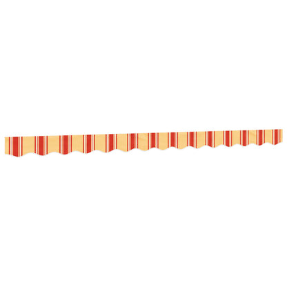 vidaXL Awning Valance Replacement Yellow and Orange Stripe 350 cm