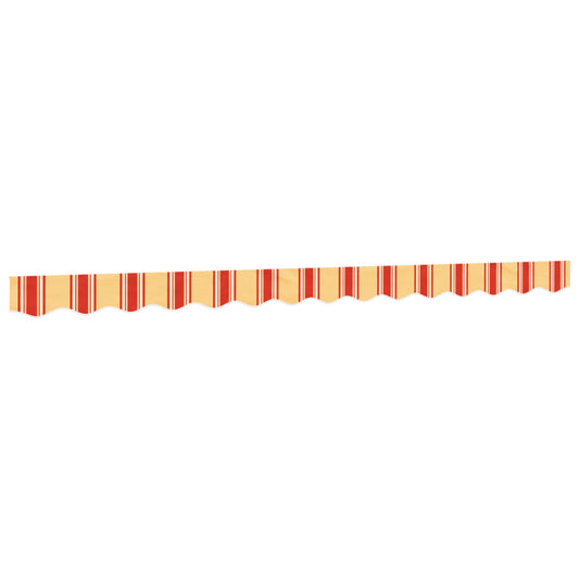 vidaXL Awning Valance Replacement Yellow and Orange Stripe 350 cm