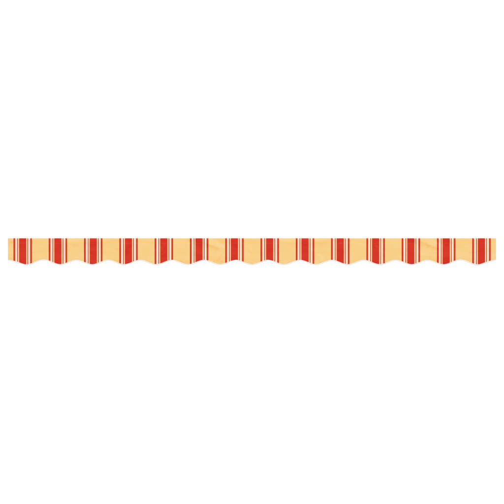 vidaXL Awning Valance Replacement Yellow and Orange Stripe 350 cm
