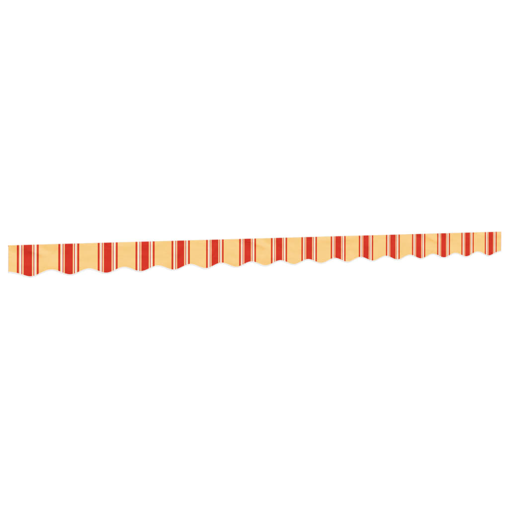 vidaXL Awning Valance Replacement Yellow and Orange Stripe 400 cm