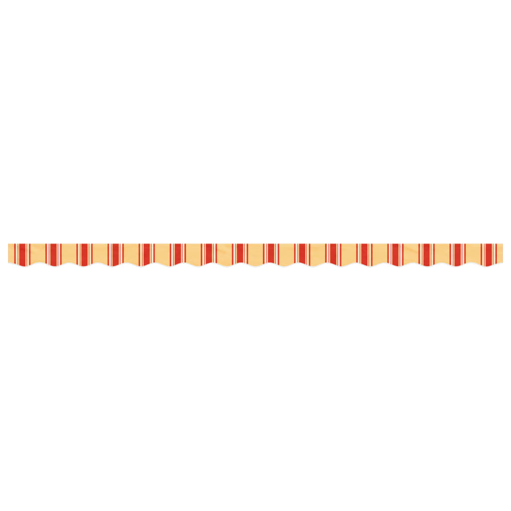 vidaXL Awning Valance Replacement Yellow and Orange Stripe 400 cm