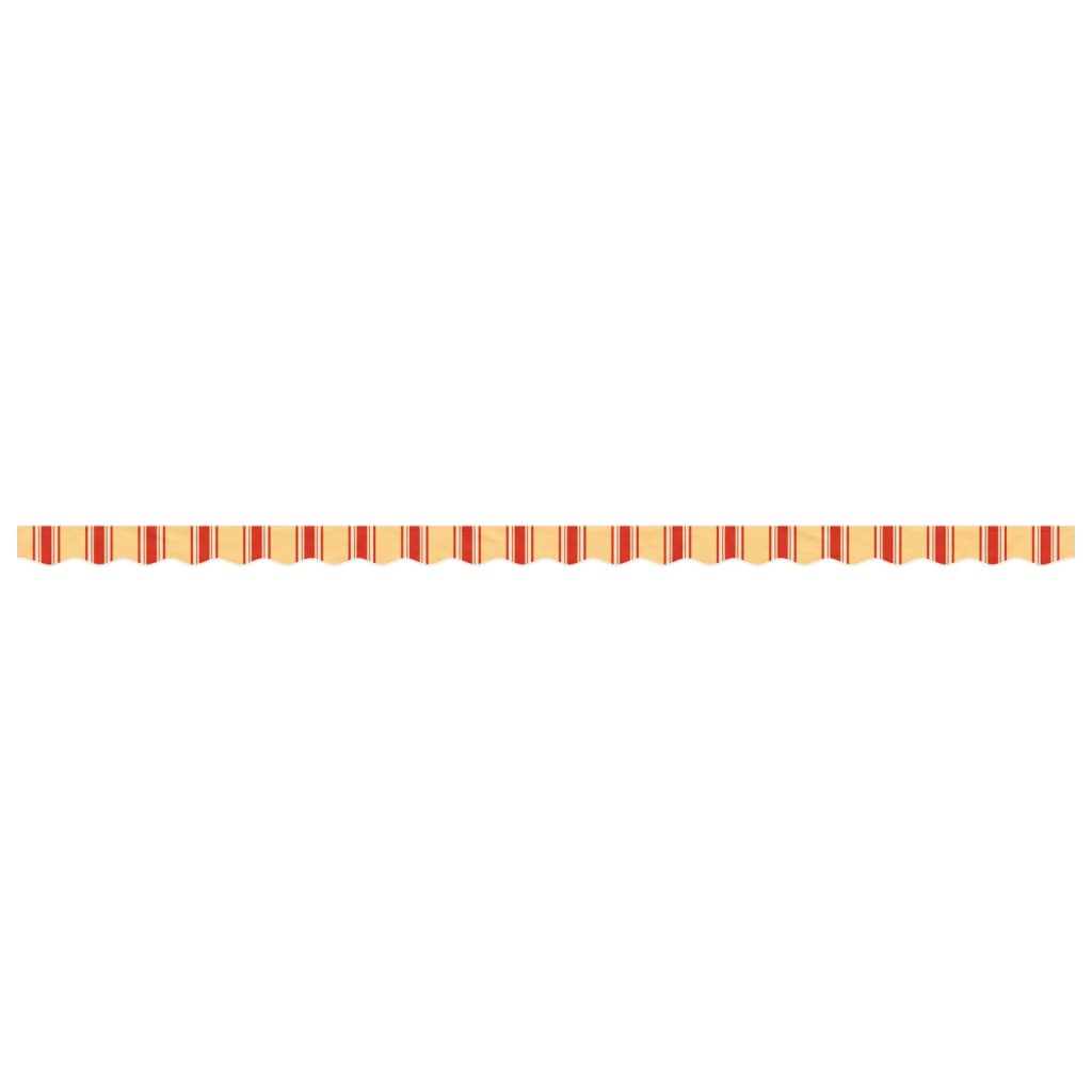 vidaXL Awning Valance Replacement Yellow and Orange Stripe 500 cm
