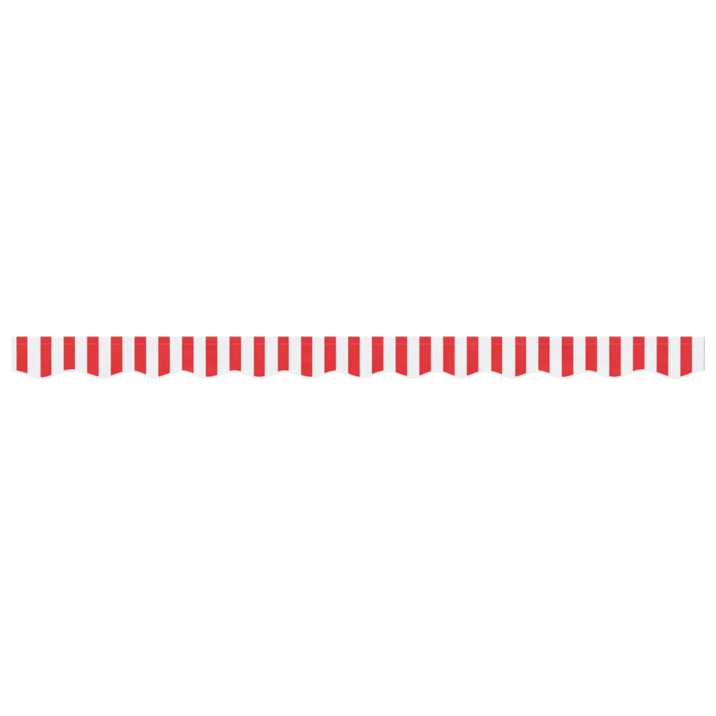 vidaXL Awning Valance Replacement Red and White Stripe 300 cm