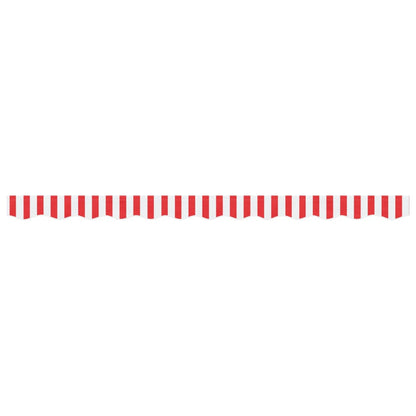 vidaXL Awning Valance Replacement Red and White Stripe 300 cm
