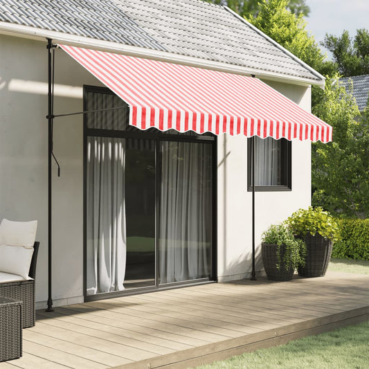 vidaXL Awning Valance Replacement Red and White Stripe 300 cm