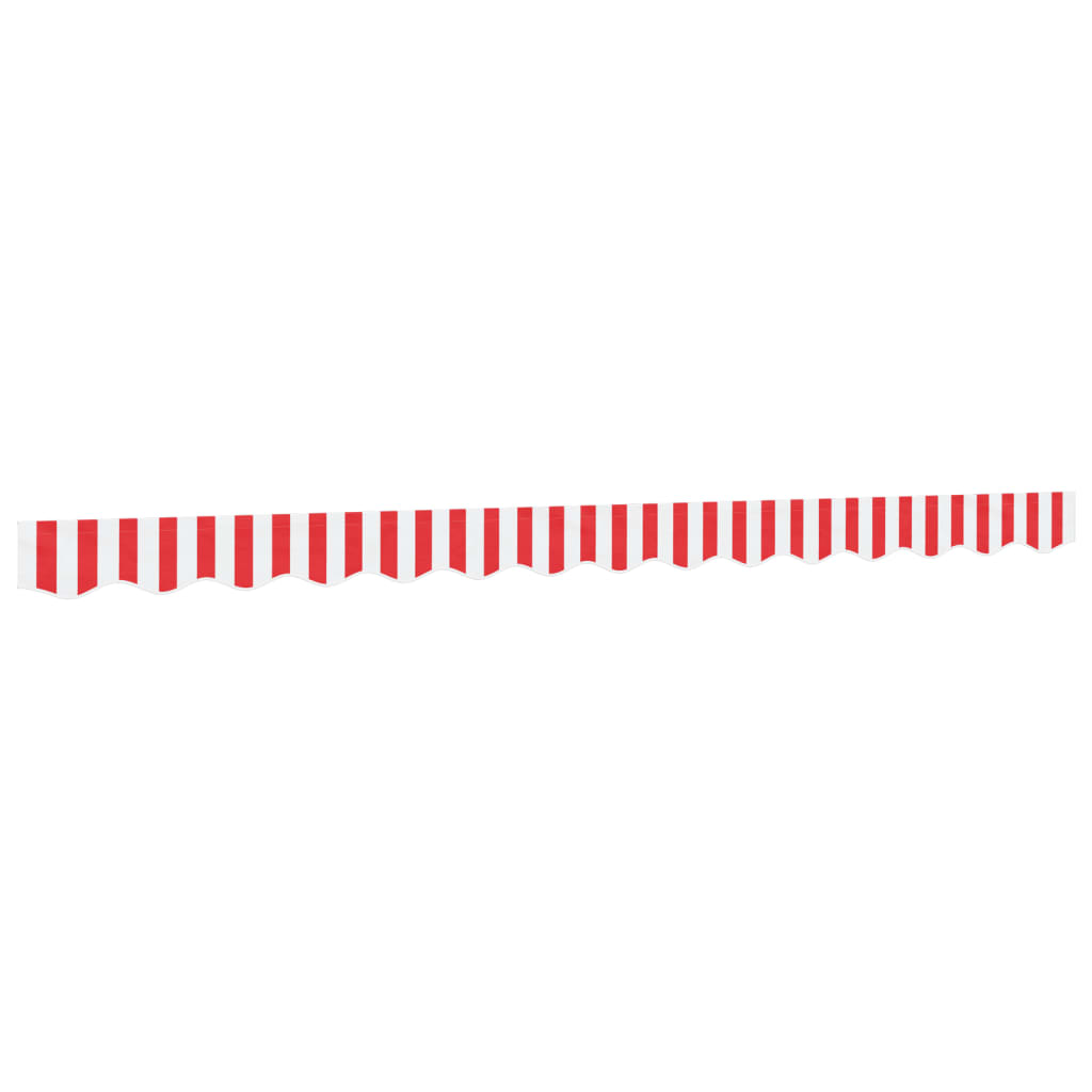 vidaXL Awning Valance Replacement Red and White Stripe 350 cm