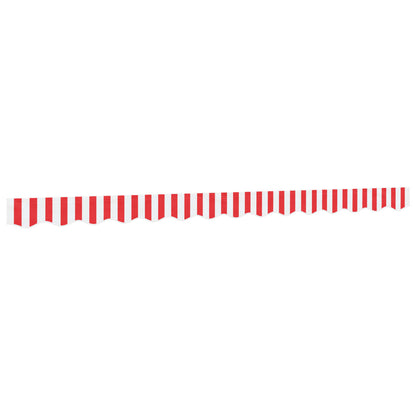 vidaXL Awning Valance Replacement Red and White Stripe 350 cm
