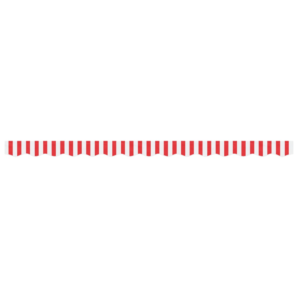 vidaXL Awning Valance Replacement Red and White Stripe 350 cm