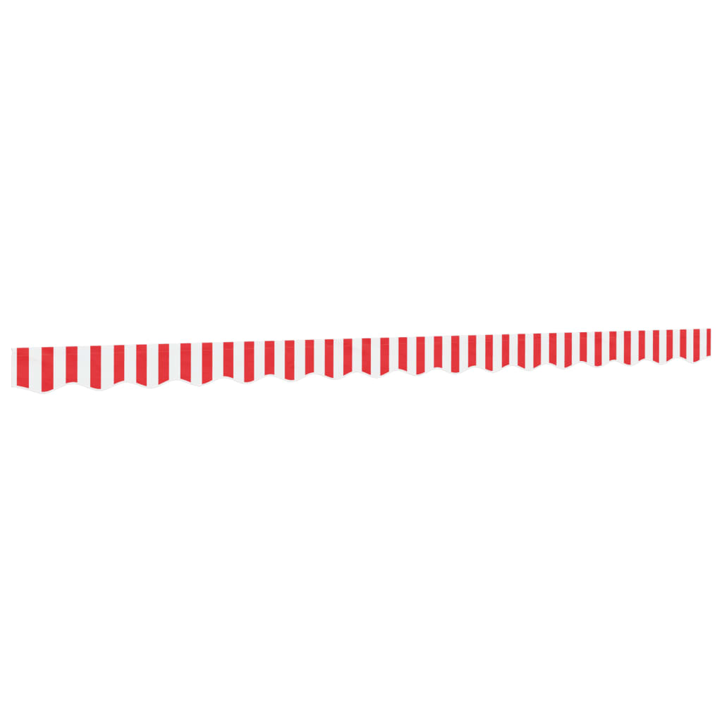 vidaXL Awning Valance Replacement Red and White Stripe 400 cm